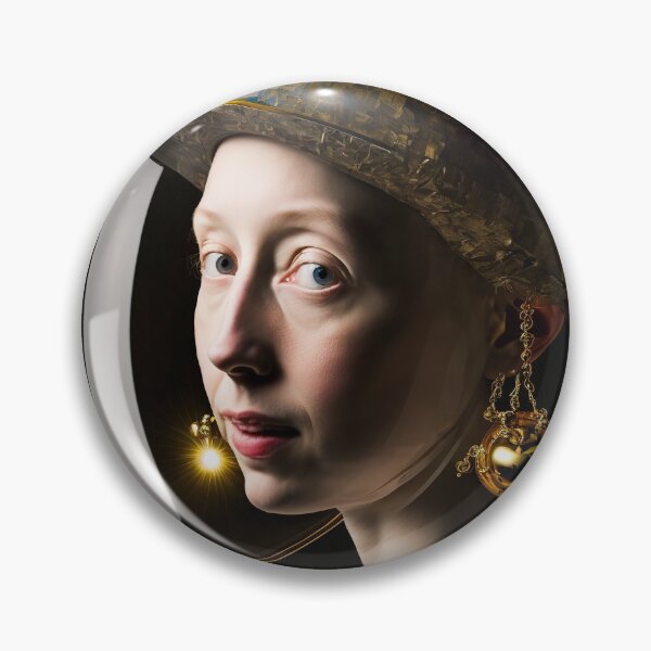 Item preview, A time travel woman with earrings designed and sold by osssoconcept.