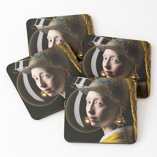 Item preview, A time travel woman with earrings designed and sold by osssoconcept.