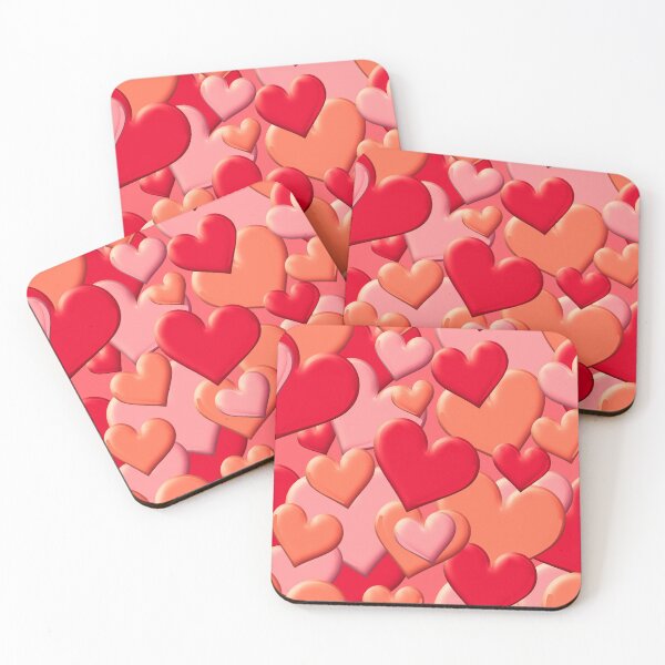 Item preview, many realistic hearts pattern  designed and sold by Arzu Abbas.