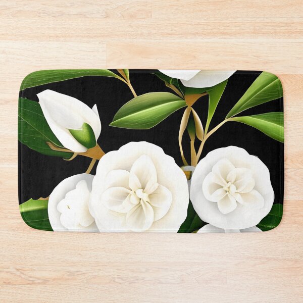 Item preview, White camellia flower artwork designed and sold by gramizzia.