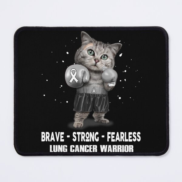 Item preview, Lung Cancer Warrior - BRAVE STRONG FEARLESS designed and sold by Berriosly.