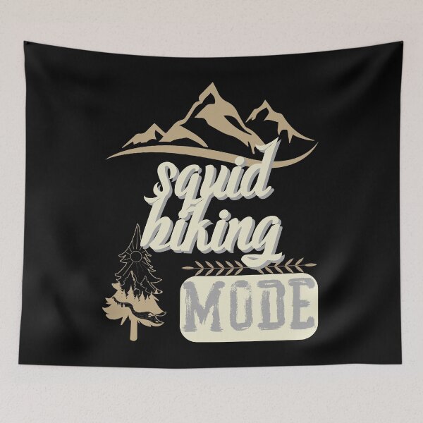 Item preview, squid biking mode, forest river sun inside tree pine designed and sold by movie-popcorn.
