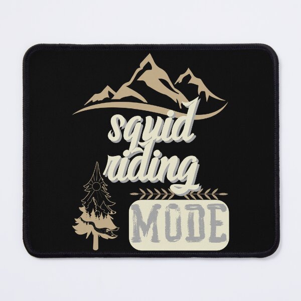 Item preview, squid riding mode, forest river sun inside tree pine designed and sold by movie-popcorn.