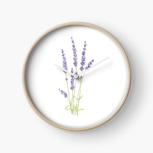 lavender Clock