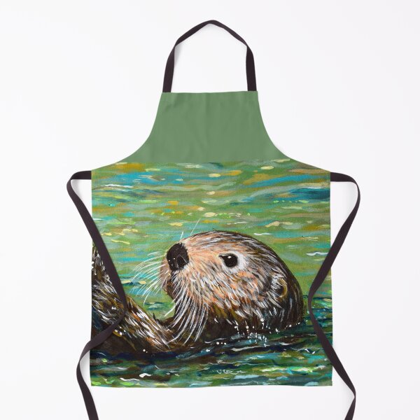 Artikelvorschau, Seeotter-Malerei entworfen und verkauft von Art by Kirsten Sneath.