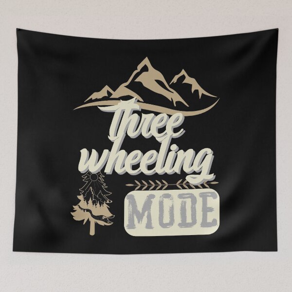 Item preview, three wheeling mode, forest river sun inside tree pine designed and sold by movie-popcorn.