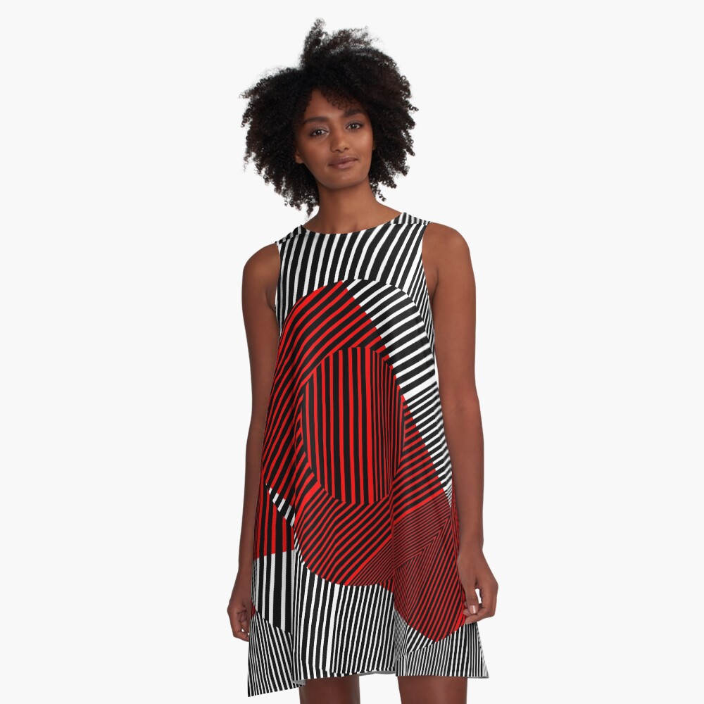 GLOBAL OPT III A-Line Dress