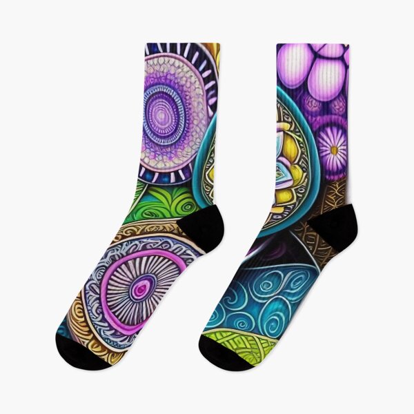 Item preview, Abstract Mandala Multicolor designed and sold by Athena Milonas.