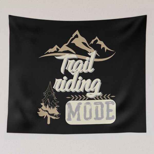 Item preview, trail riding mode, forest river sun inside tree pine designed and sold by movie-popcorn.