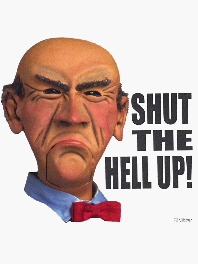 "Walter, Jeff Dunham" Sticker for Sale by Elbittar Redbubble