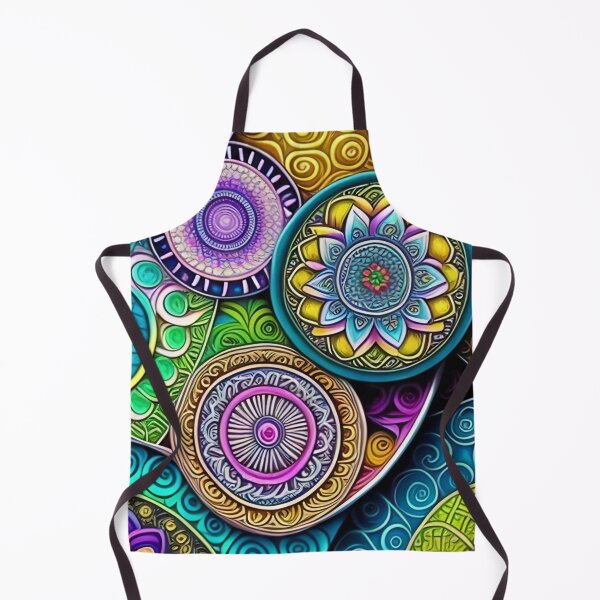 Item preview, Abstract Mandala Multicolor designed and sold by Athena Milonas.