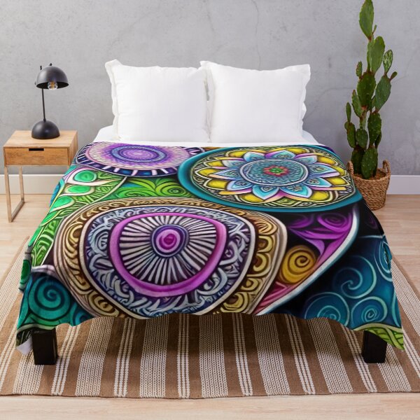 Item preview, Abstract Mandala Multicolor designed and sold by Athena Milonas.