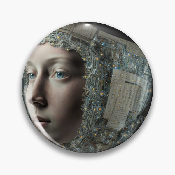Item preview, A mysterious girl with futuristic helmet designed and sold by osssoconcept.