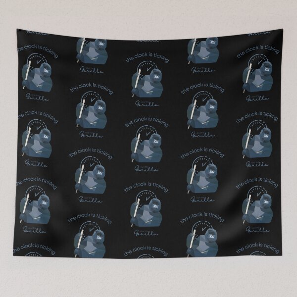 Item preview, Save The Gorilla The Clock is Ticking Sticker designed and sold by MagicWolfStar.