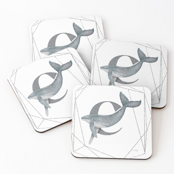 Item preview, Letter C Whale with frame designed and sold by Jordan Blackstone.