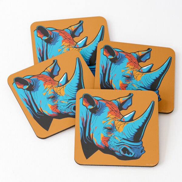 Item preview, Glorious Rhino Pop Art designed and sold by Mitch-Angelo.