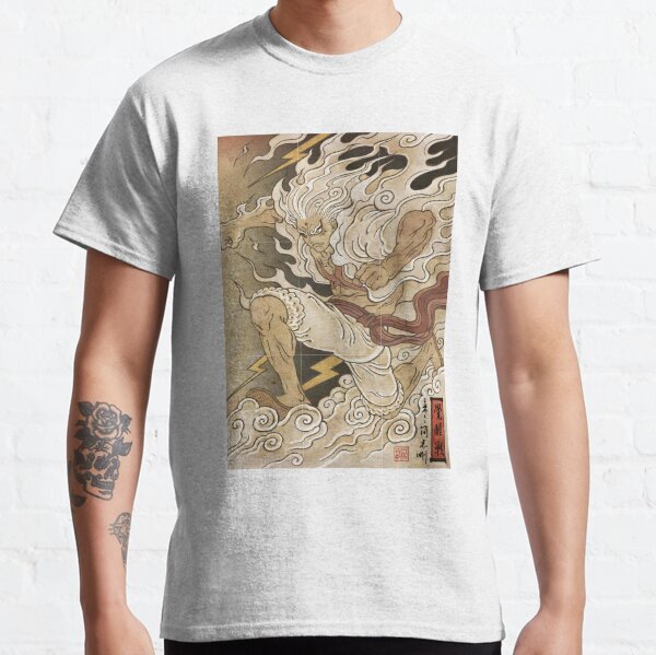 Camiseta Sutil roupa de anime Sun deus Nika