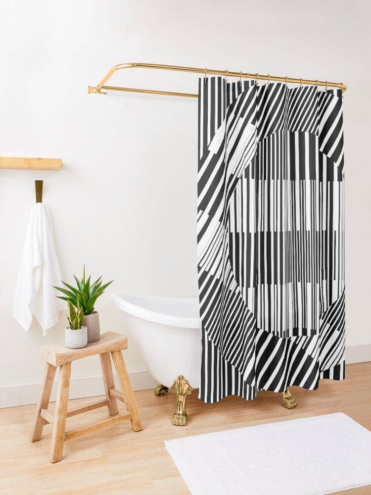 Alternate view of GLOBAL OPT V Shower Curtain