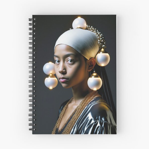 Item preview, A girl with round earrings flashlights  designed and sold by osssoconcept.