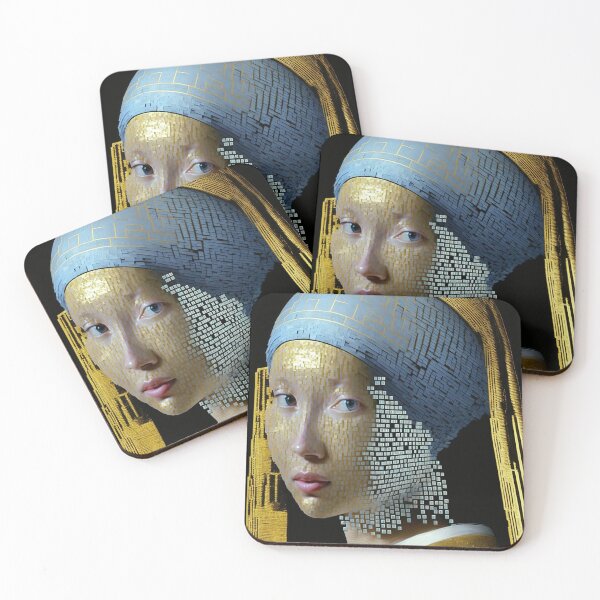 Item preview, A virtual assistant girl with pixel earrings  designed and sold by osssoconcept.