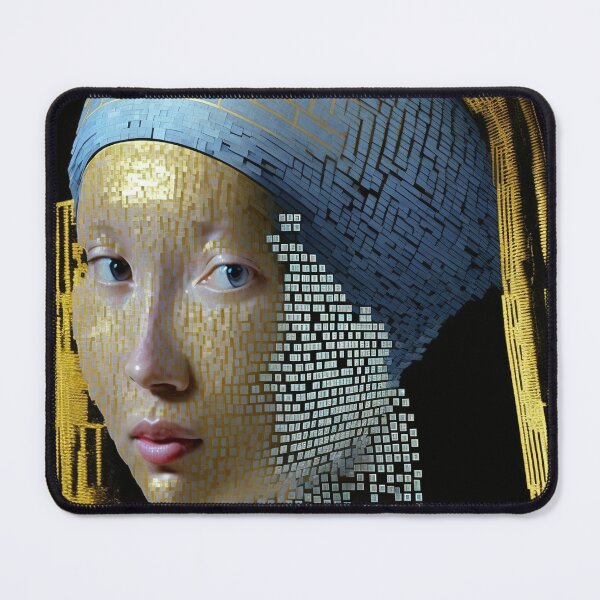 Item preview, A virtual assistant girl with pixel earrings designed and sold by osssoconcept.