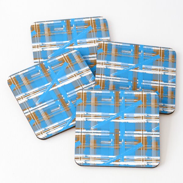 Item preview, Plaid Blue, White & Brown Fashions & Products designed and sold by montaque8.