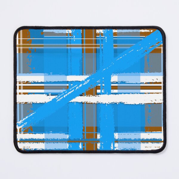 Item preview, Plaid Blue, White & Brown Fashions & Products designed and sold by montaque8.