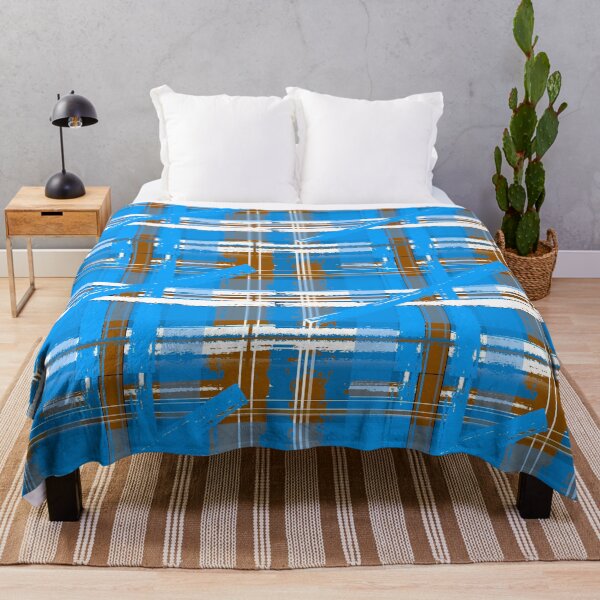 Item preview, Plaid Blue, White & Brown Fashions & Products designed and sold by montaque8.