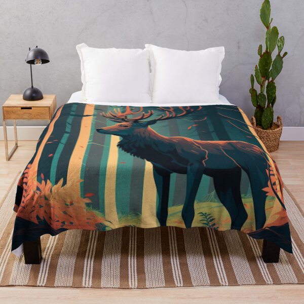 Item preview, Deer in the forest art work designed and sold by Maryberry96.