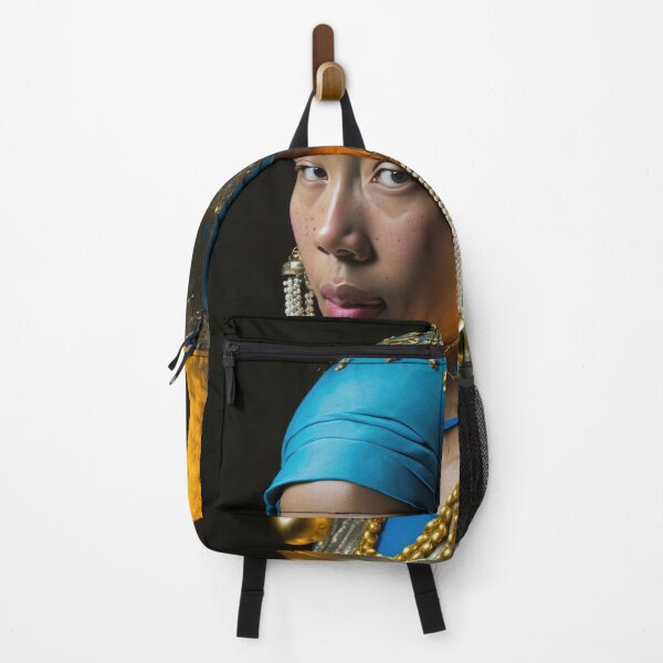 Item preview, An asian girl with traditional earrings designed and sold by osssoconcept.