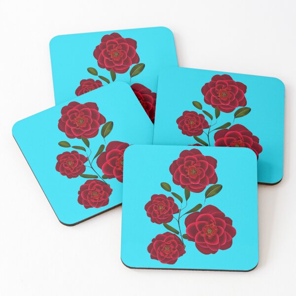 Item preview, Red camellia flower designed and sold by gramizzia.