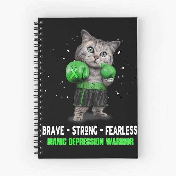 Item preview, Manic Depression Warrior - BRAVE STRONG FEARLESS designed and sold by Berriosly.