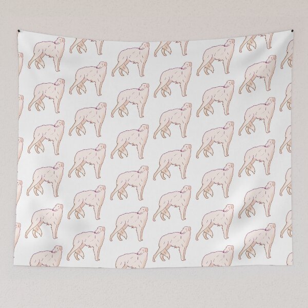 Item preview, borzoi art designed and sold by Mayarart.