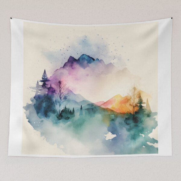 Item preview, Relaxing Watercolor #103 designed and sold by Avocado Design Studio.