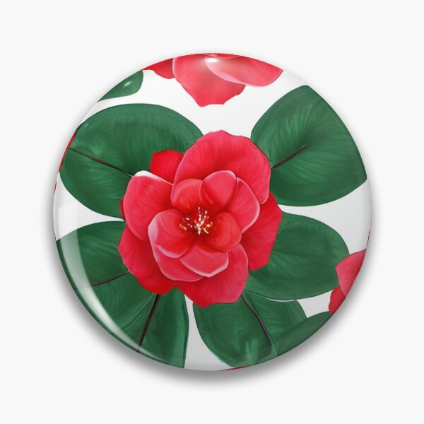 Item preview, Red camellia flower designed and sold by gramizzia.