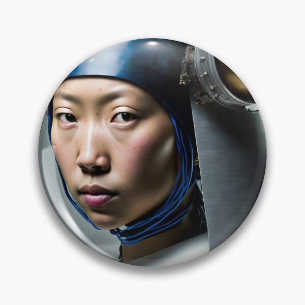Item preview, A girl with traditional helmet of Galactic Mandarin Empire family designed and sold by osssoconcept.