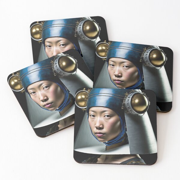 Item preview, A girl with traditional helmet of Galactic Mandarin Empire family designed and sold by osssoconcept.