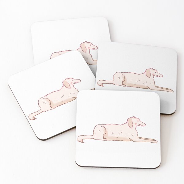 Item preview, borzoi illustration  designed and sold by Mayarart.