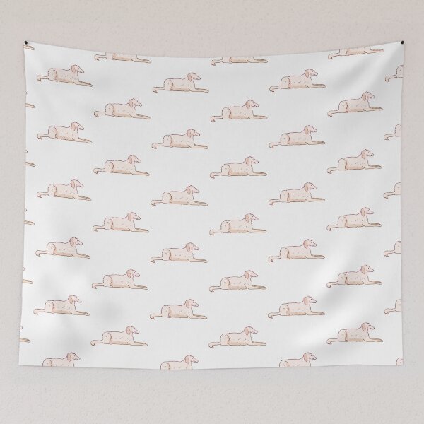 Item preview, borzoi illustration  designed and sold by Mayarart.
