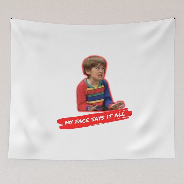 Item preview, My Face Says It All designed and sold by Hichem Ben Boubaker.