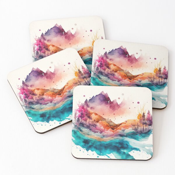 Item preview, Acuarela relajante #105 designed and sold by Avocado Design Studio.