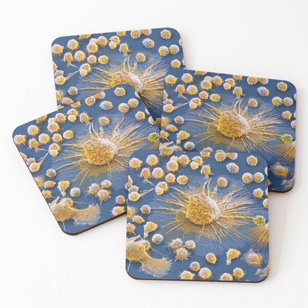 Item preview, Cytokine Storm, Immune System Cells, Micrograph designed and sold by ScienceSource.