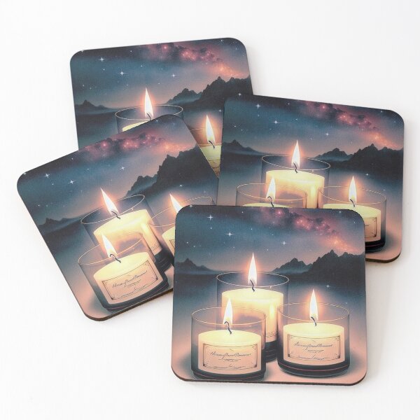 Item preview, Space Sky Candles designed and sold by Yarora.ai.