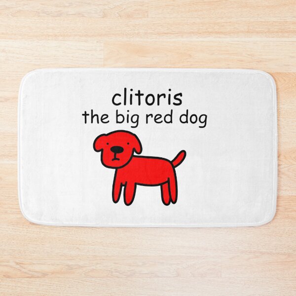 Item preview, Clitoris The Big Red Dog designed and sold by casserolestan.
