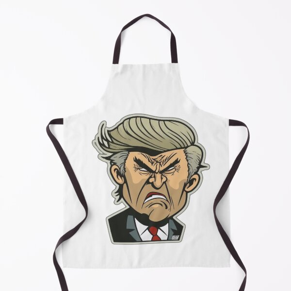 Item preview, Funny angry president Donald Trump cartoon designed and sold by ExplodedToons.