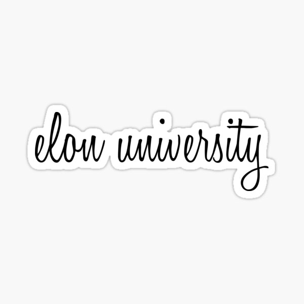 Elon University Sticker