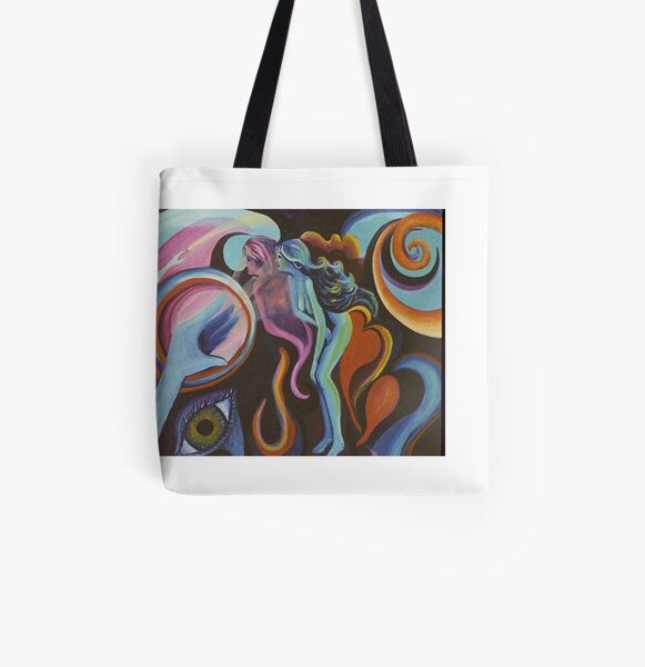 Mirror Spirit in the Wind All Over Print Tote Bag