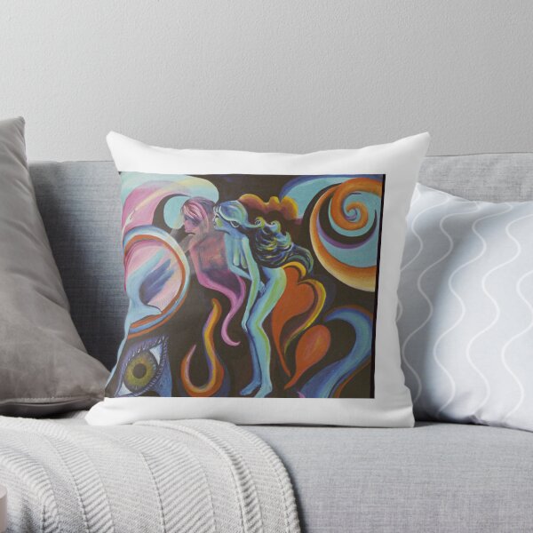 Mirror Spirit in the Wind Throw Pillow