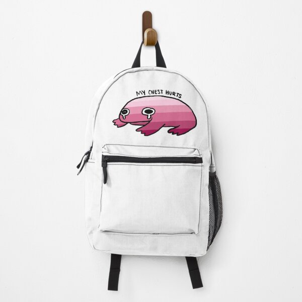 Item preview, My Chest Hurts | Crying Pink Gradient Frog designed and sold by iristocat.