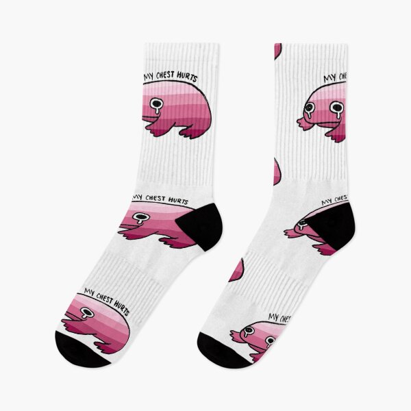 Item preview, My Chest Hurts | Crying Pink Gradient Frog designed and sold by iristocat.